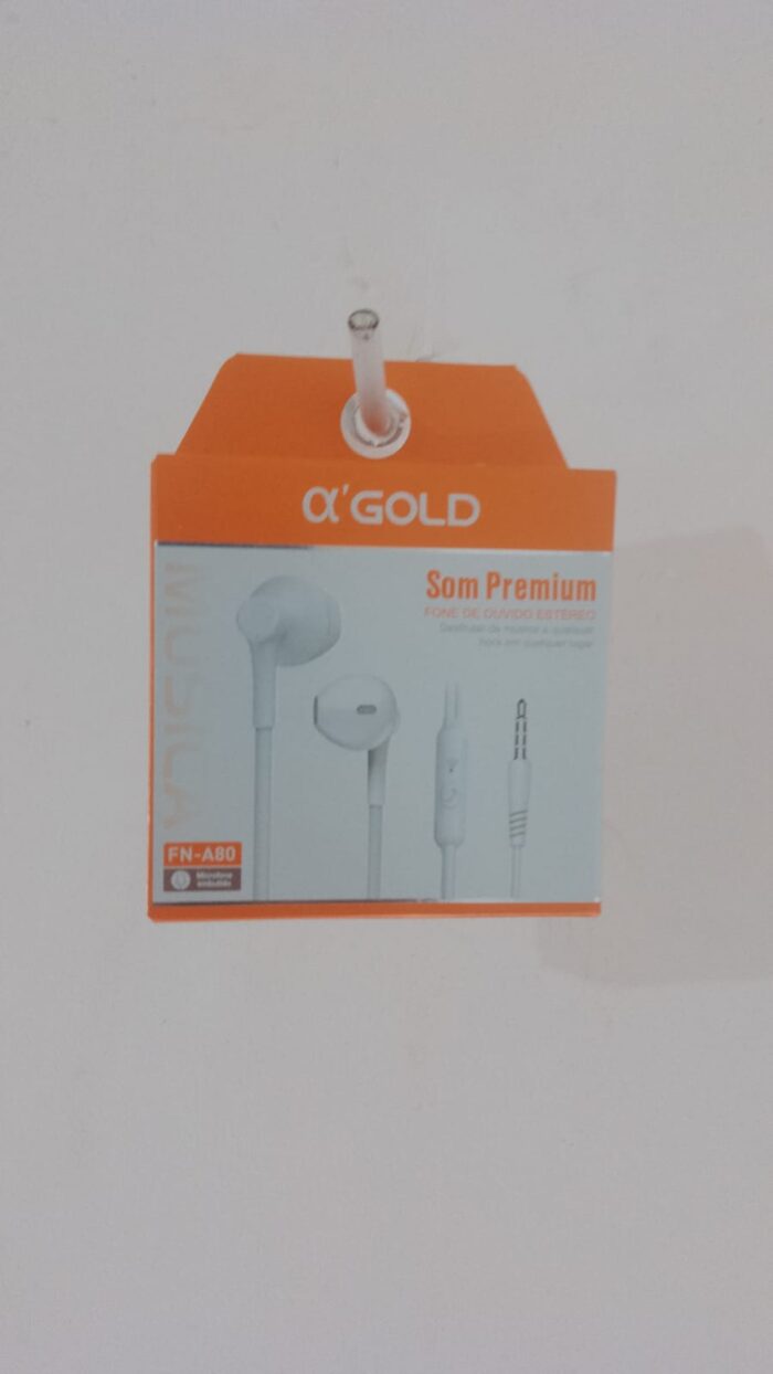 Fone Gold com fio fn-a 80